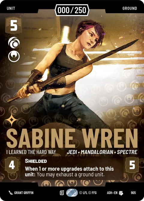 Sabine Wren, I Learned the Hard Way