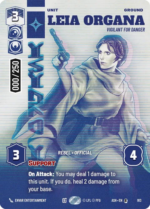 Leia Organa, Vigilant for Danger