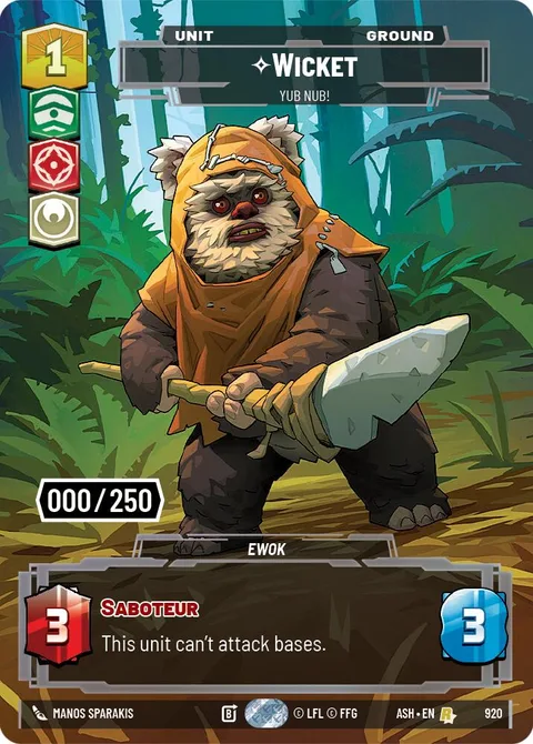 Wicket, Yub Nub!