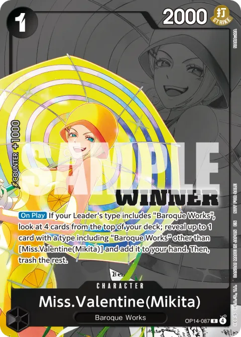 Miss.Valentine(Mikita) (OP14-087)