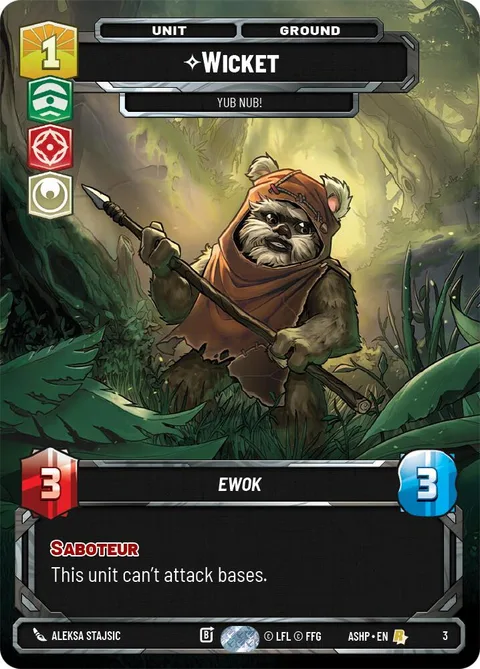Wicket, Yub Nub!