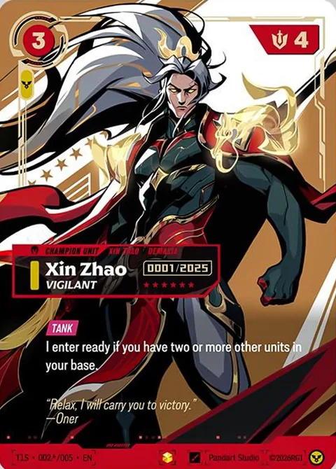 Xin Zhao, Vigilant