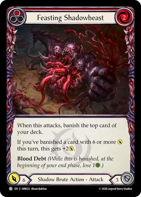 Feasting Shadowbeast (Red)