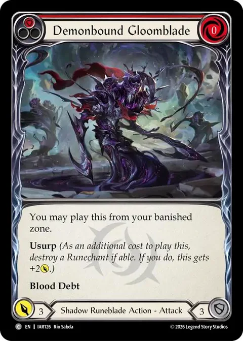 Demonbound Gloomblade (Red)