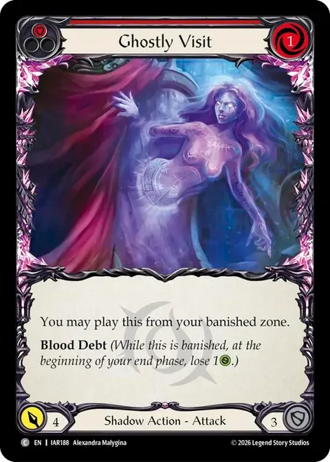 Ghostly Visit (Red)