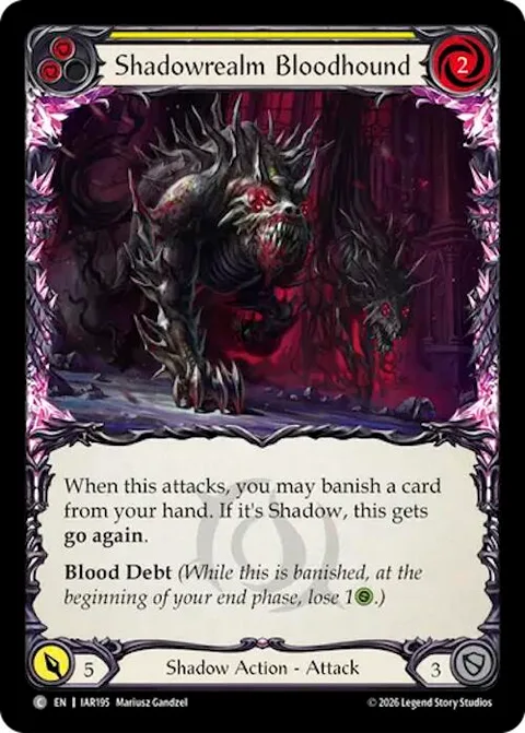 Shadowrealm Bloodhound (Yellow)