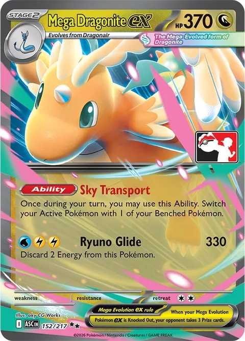 Mega Dragonite ex [Sky Transport | Ryuno Glide]