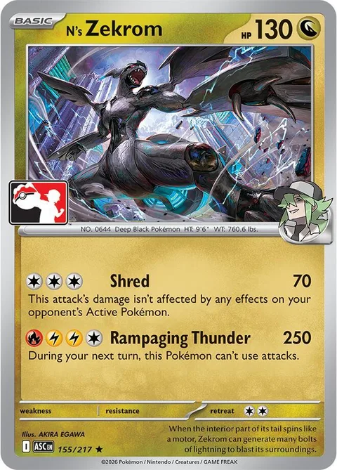 N's Zekrom [Shred | Rampaging Thunder]