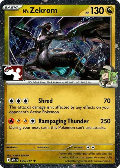 N's Zekrom [Shred | Rampaging Thunder]