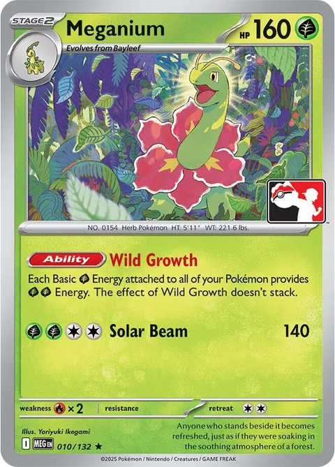 Meganium [Wild Growth | Solar Beam]