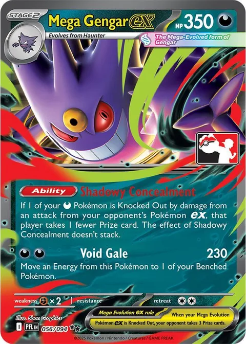 Mega Gengar ex [Shadowy Concealment | Void Gale]