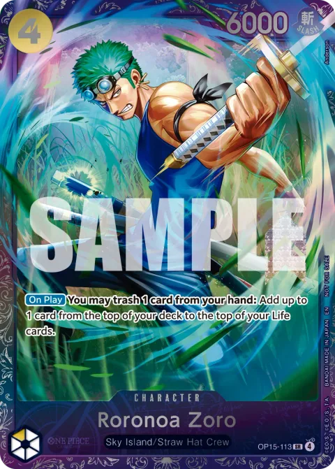 Roronoa Zoro (OP15-113)