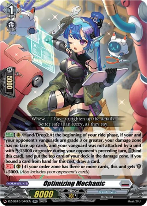 Optimizing Mechanic [D-Format]