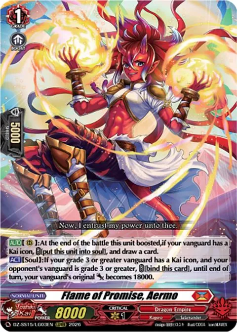 Flame of Promise, Aermo [D-Format]
