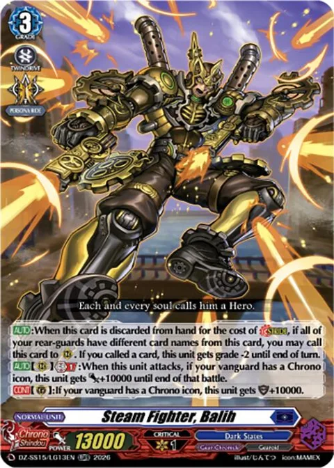 Steam Fighter, Balih [D Format]