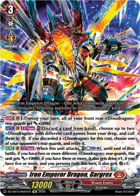 Iron Emperor Dragon, Gargrex [D-Format]