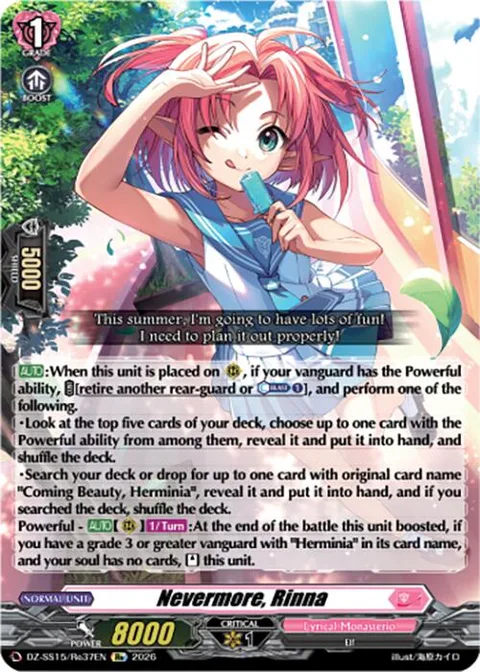 Nevermore, Rinna [D-Format]