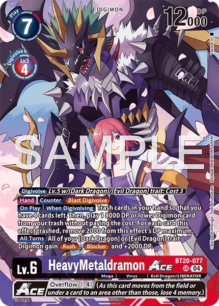 HeavyMetaldramon Ace (BT20-077)