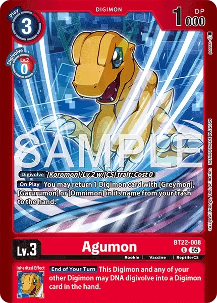 Agumon (BT22-008)