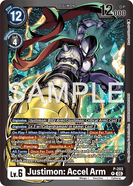 Justimon: Accel Arm (P-203)