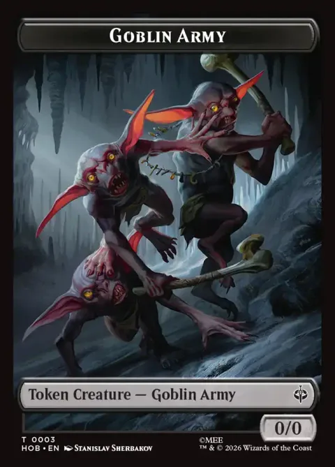 Goblin Army Token (B 0/0) // Treasure Token