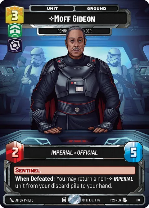 Moff Gideon, Remnant Commander