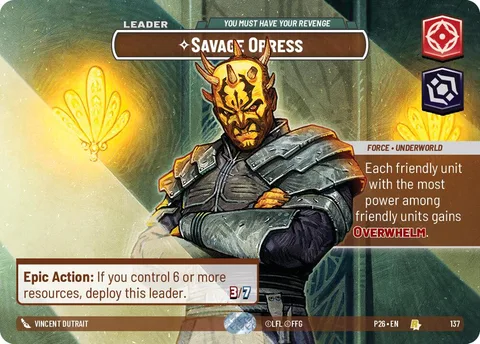 Savage Opress, You Must Have Your Revenge