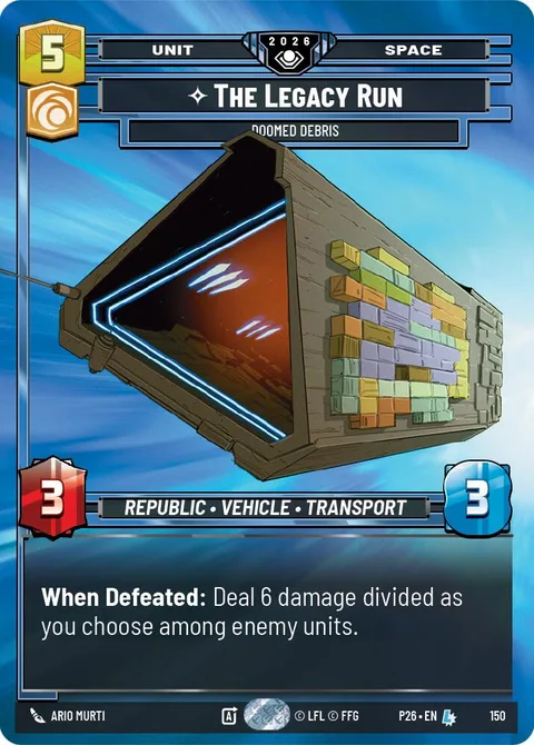The Legacy Run, Doomed Debris