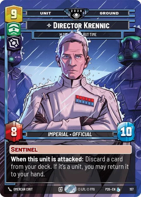 Director Krennic, I Lose Nothing But Time