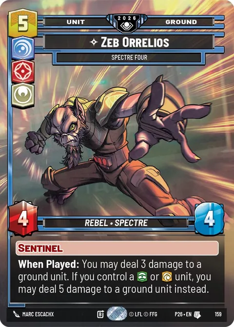 Zeb Orellios, Spectre Four