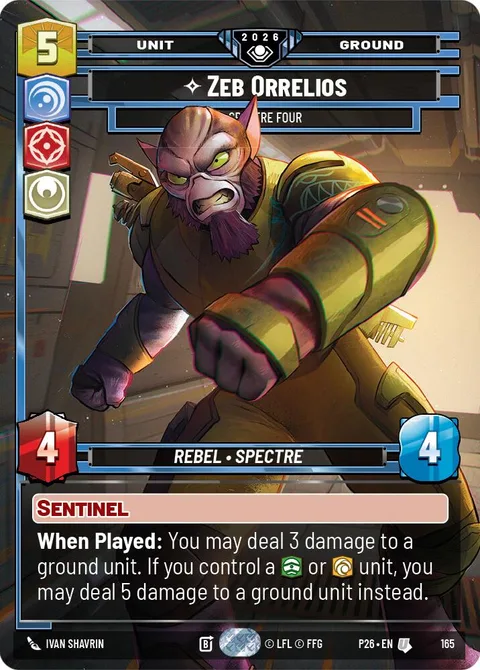 Zeb Orellios, Spectre Four