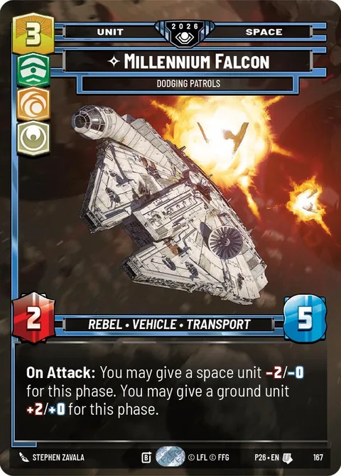 Millennium Falcon, Dodging Patrols