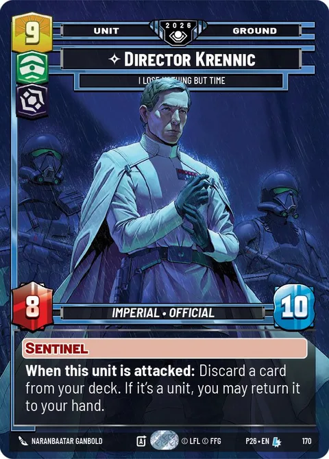 Director Krennic, I Lose Nothing But Time