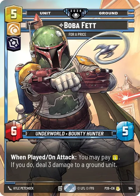 Boba Fett, For a Price