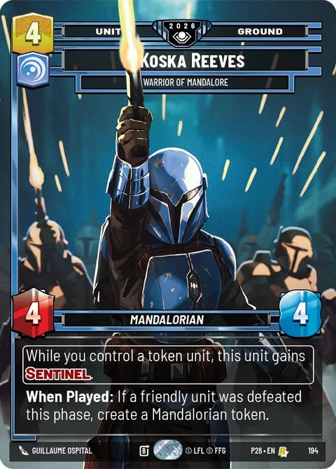 Koska Reeves, Warrior of Mandalore