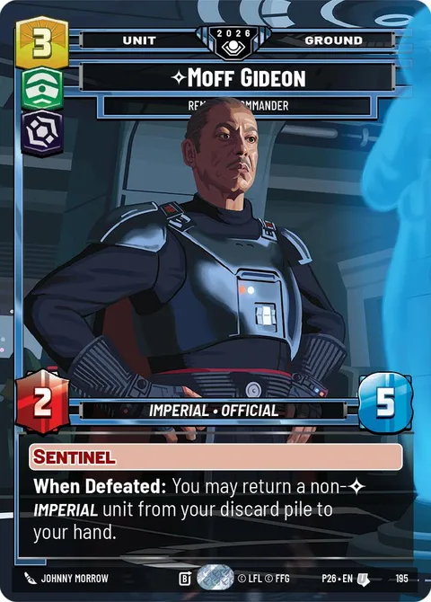 Moff Gideon, Remnant Commander