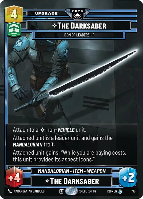 The Darksaber, Icon of Leadership
