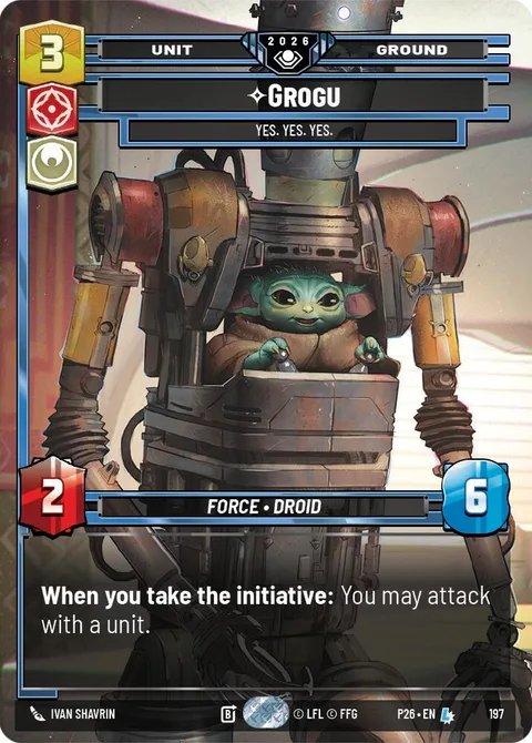 Grogu, Yes. Yes. Yes.