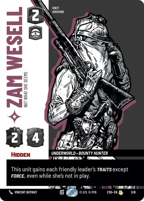 Zam Wesell, Not What She Seems
