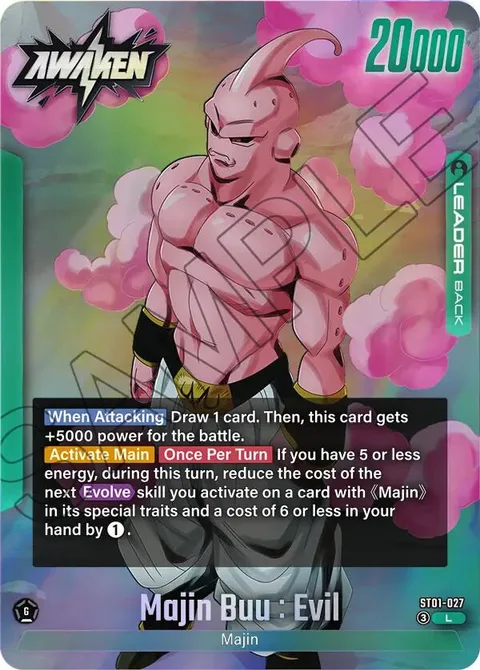 Majin Buu/Majin Buu : Pure Evil // Majin Buu : Evil (ST01-027) [Fusion World]