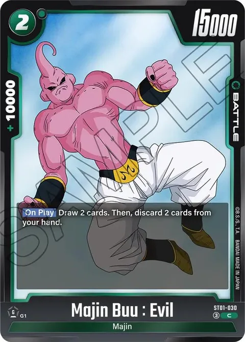 Majin Buu : Evil (ST01-030) [Fusion World]