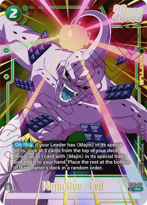 Majin Buu : Evil (ST01-031) [Fusion World]