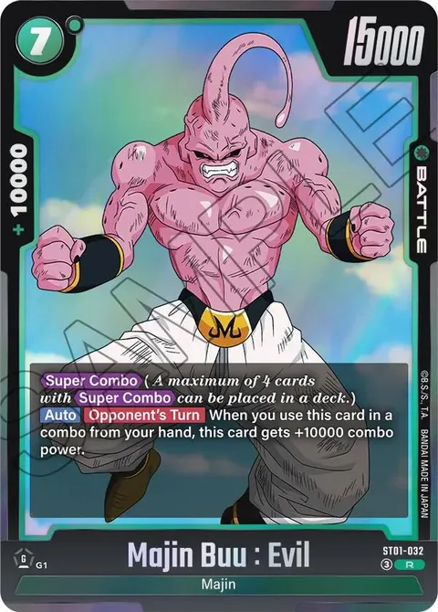Majin Buu : Evil (ST01-032) [Fusion World]