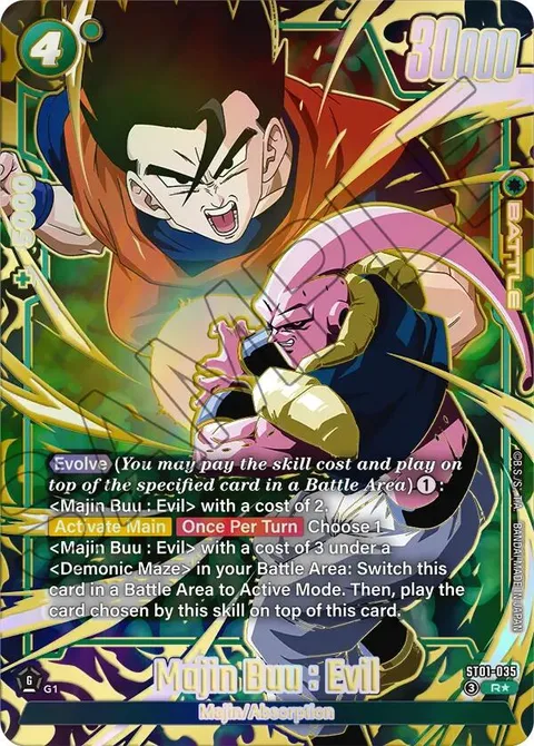 Majin Buu : Evil (ST01-035) [Fusion World]