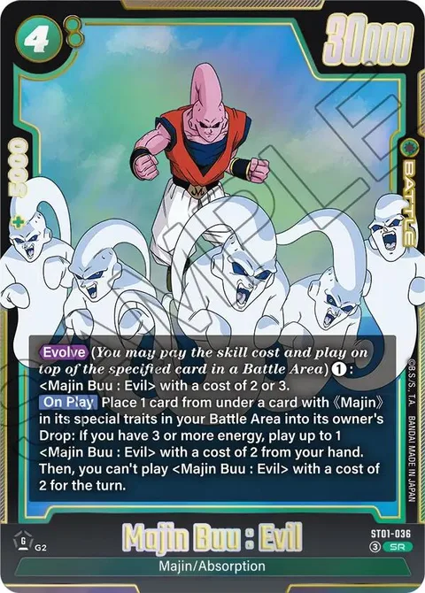 Majin Buu : Evil (ST01-036) [Fusion World]