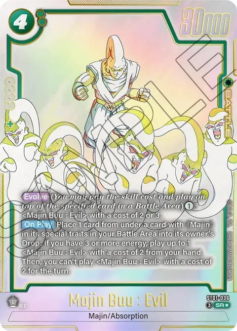 Majin Buu : Evil (ST01-036) [Fusion World]