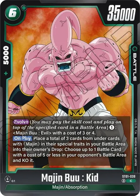 Majin Buu : Kid (ST01-039) [Fusion World]