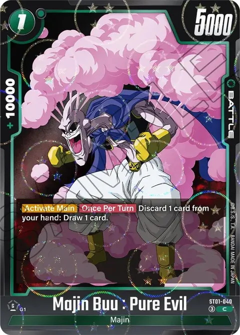 Majin Buu : Pure Evil (ST01-040) [Fusion World]