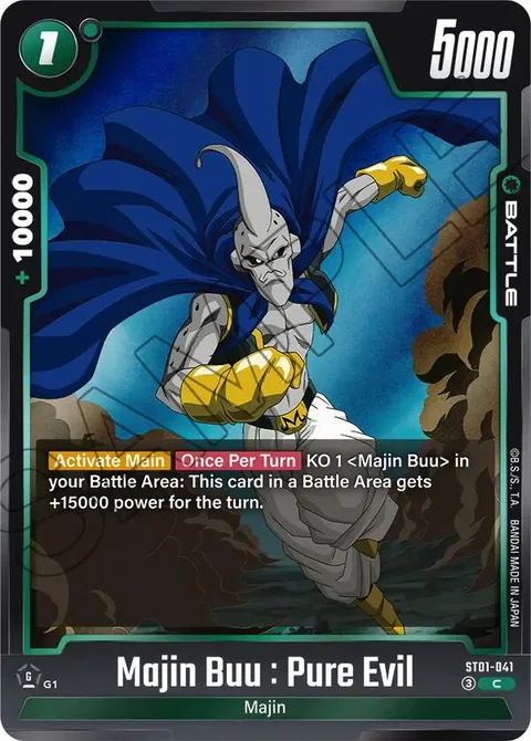 Majin Buu : Pure Evil (ST01-041) [Fusion World]