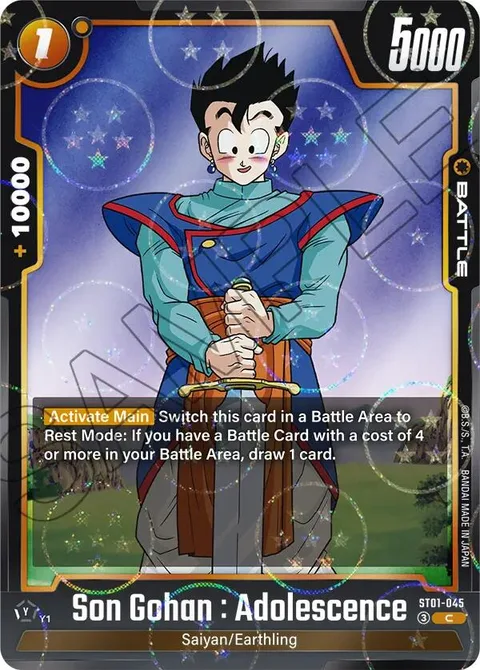 Son Gohan : Adolescence (ST01-045) [Fusion World]